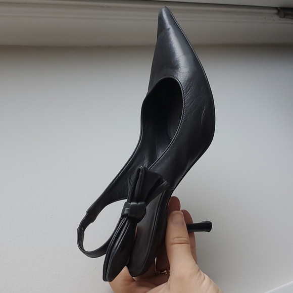 aldo black pointy sandals - Picture 2 of 3